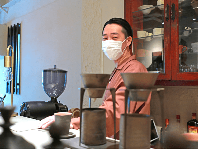 Supervisor & barista Junichi Setoya