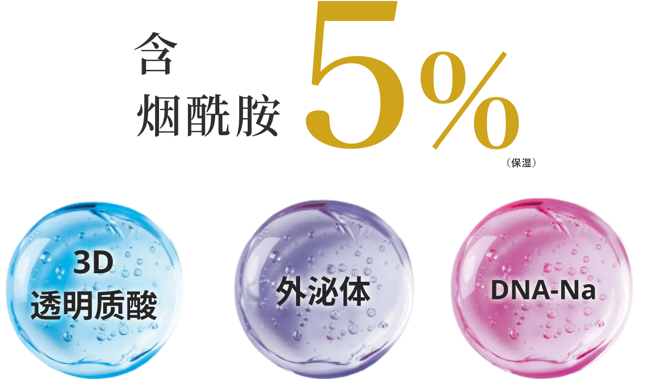 含5%烟酰胺 3D透明质酸 外泌体 DNA-Na