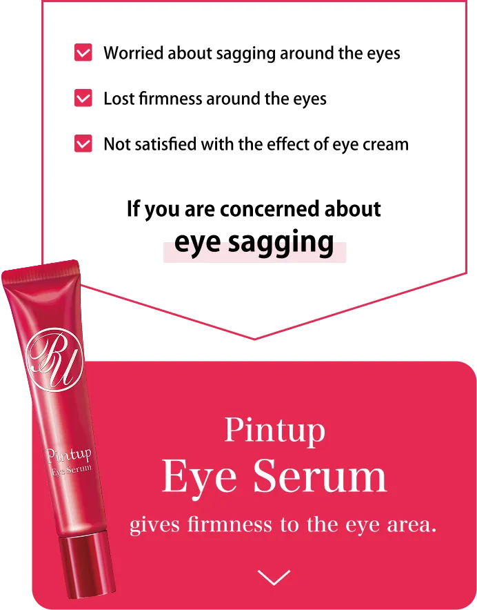 Pintup Eye Serum gives firmness to the eye area.