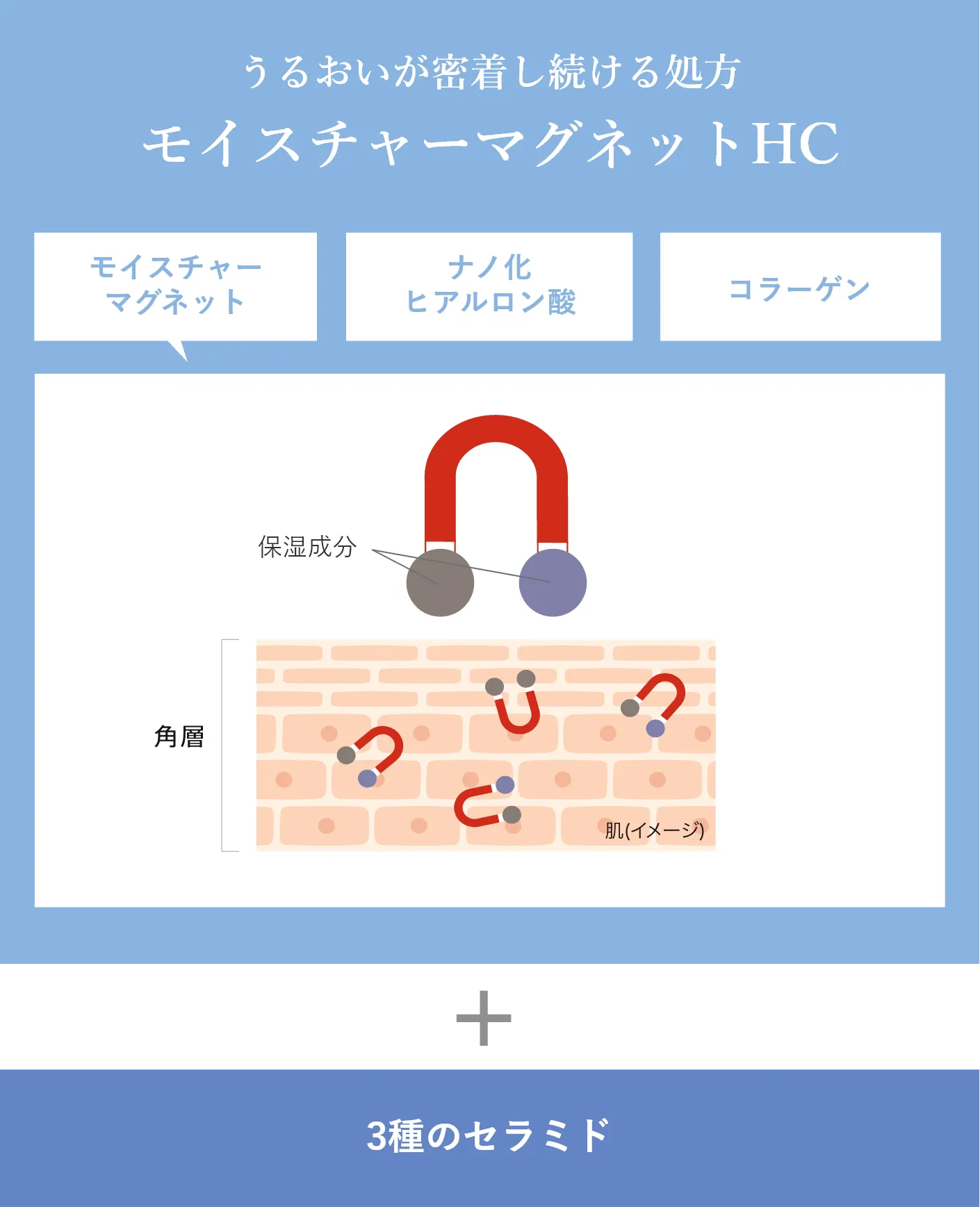 モイスチャーマグネットHC増量+3種のセラミド