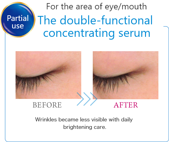 The double-functional concentrating serum