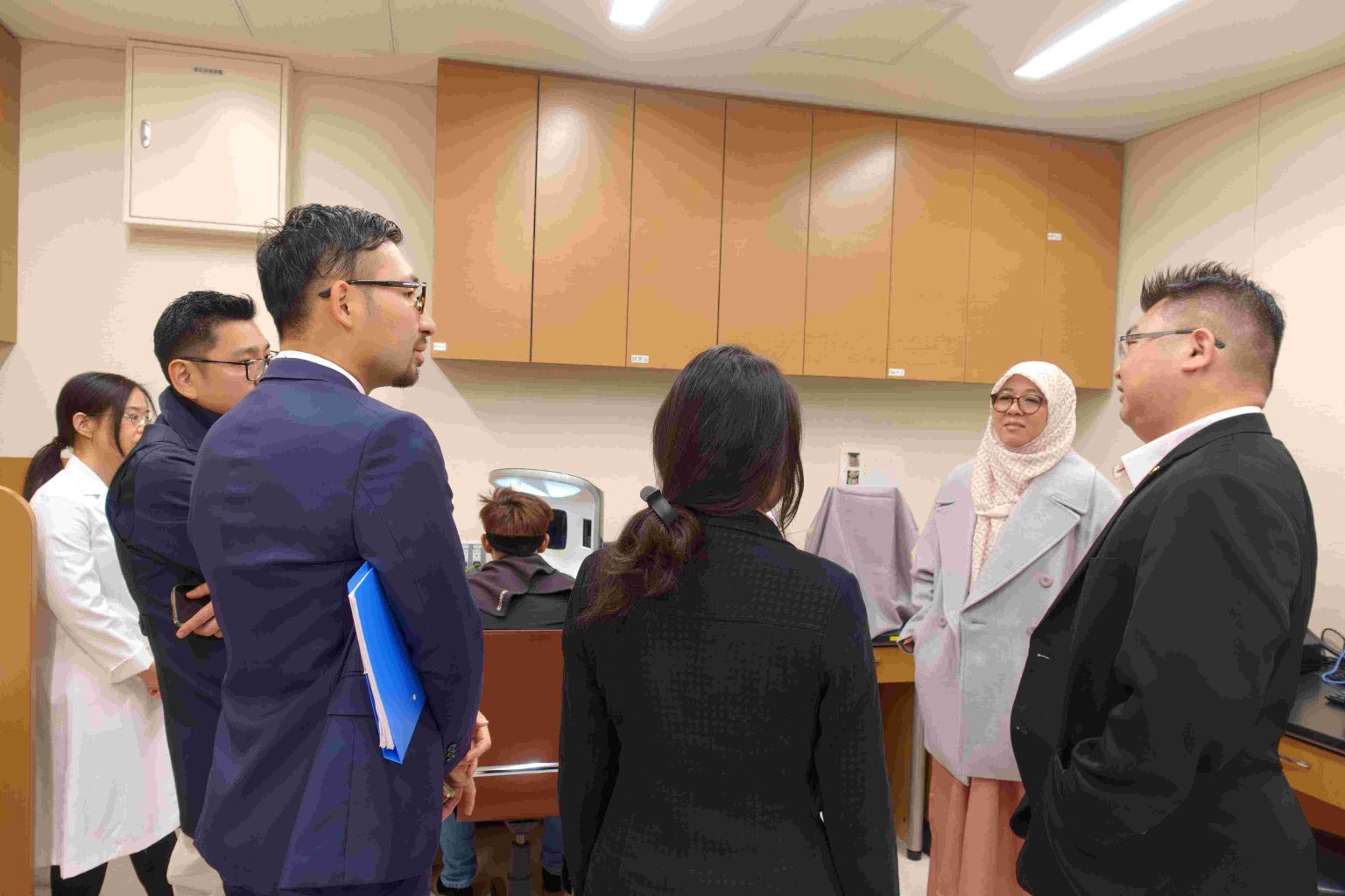 VISIAで肌測定の様子